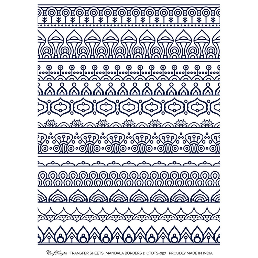 Patterns Simple Mandala Border Design